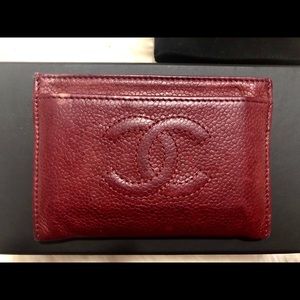 ❌❌SOLD❌❌Chanel Timeless Card Holder in Rouge